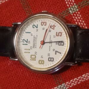 Well loved prestige medical watch water resistant with leather band